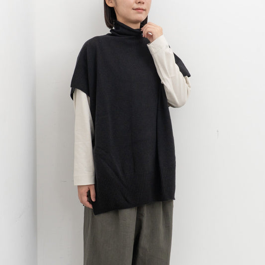 evam eva｜wool poncho E263K067
