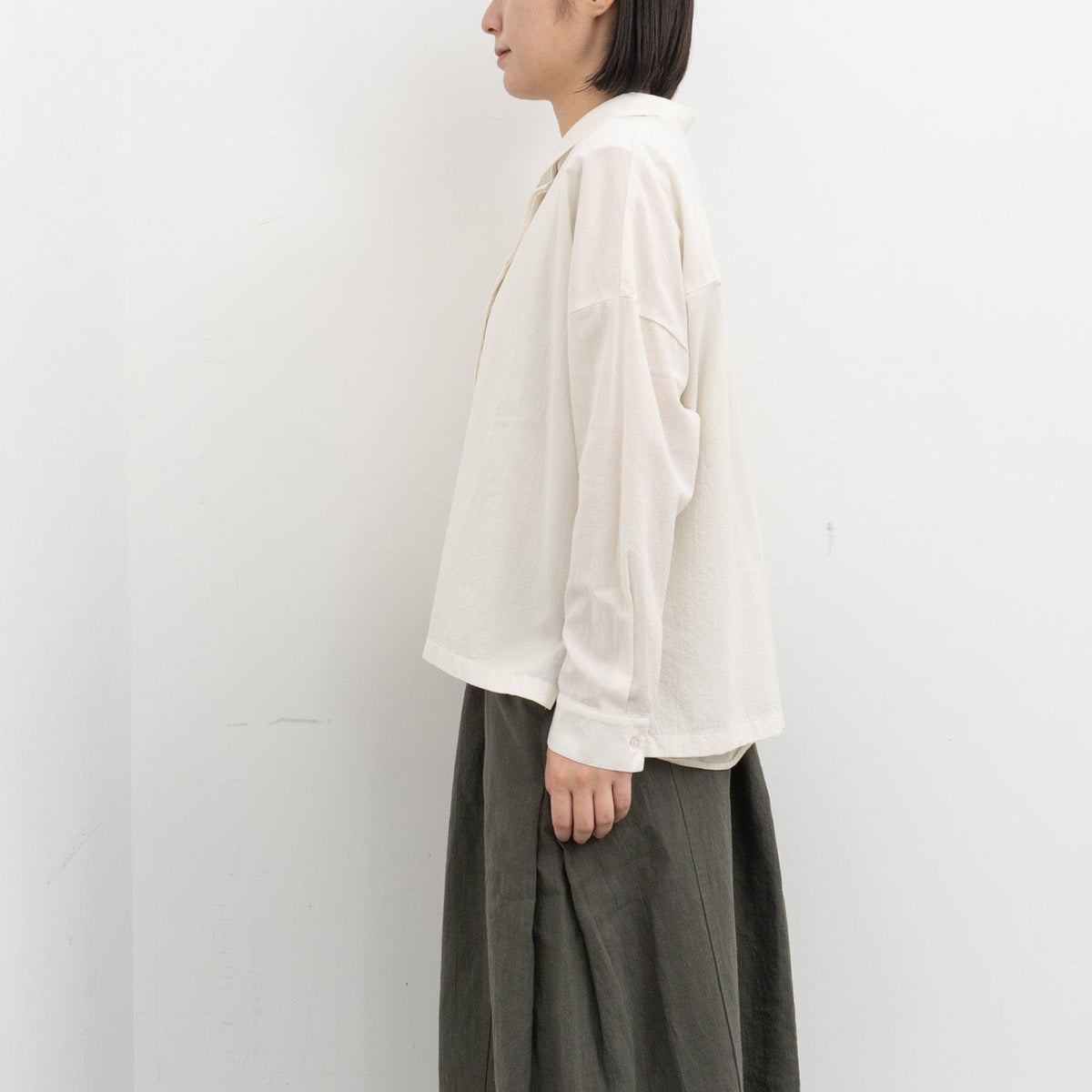 evam eva｜cotton shirt E261T118