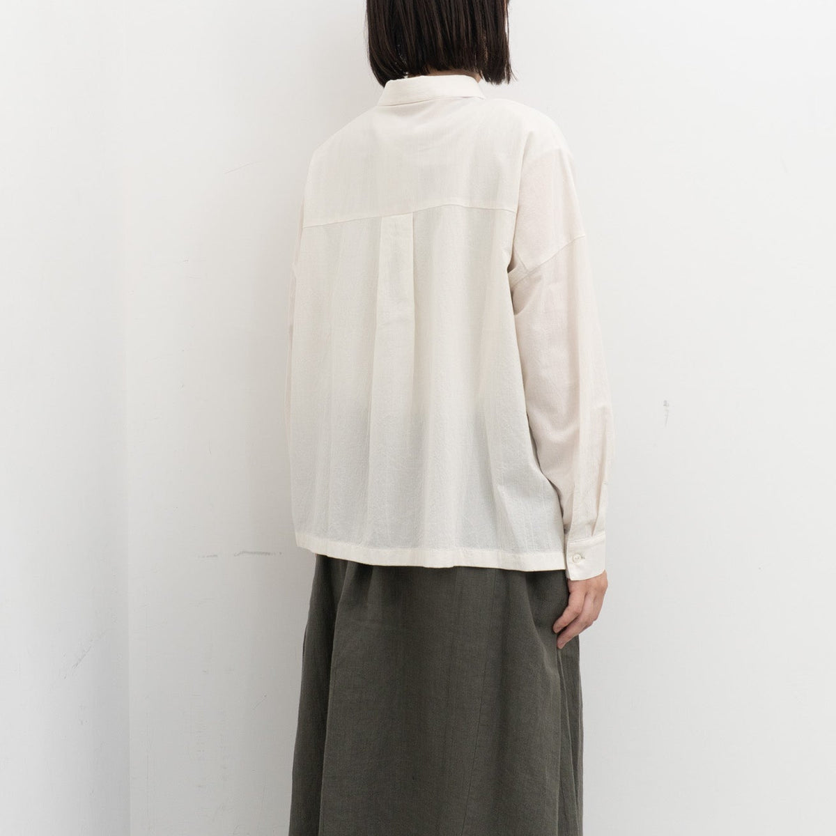 evam eva｜cotton shirt E261T118