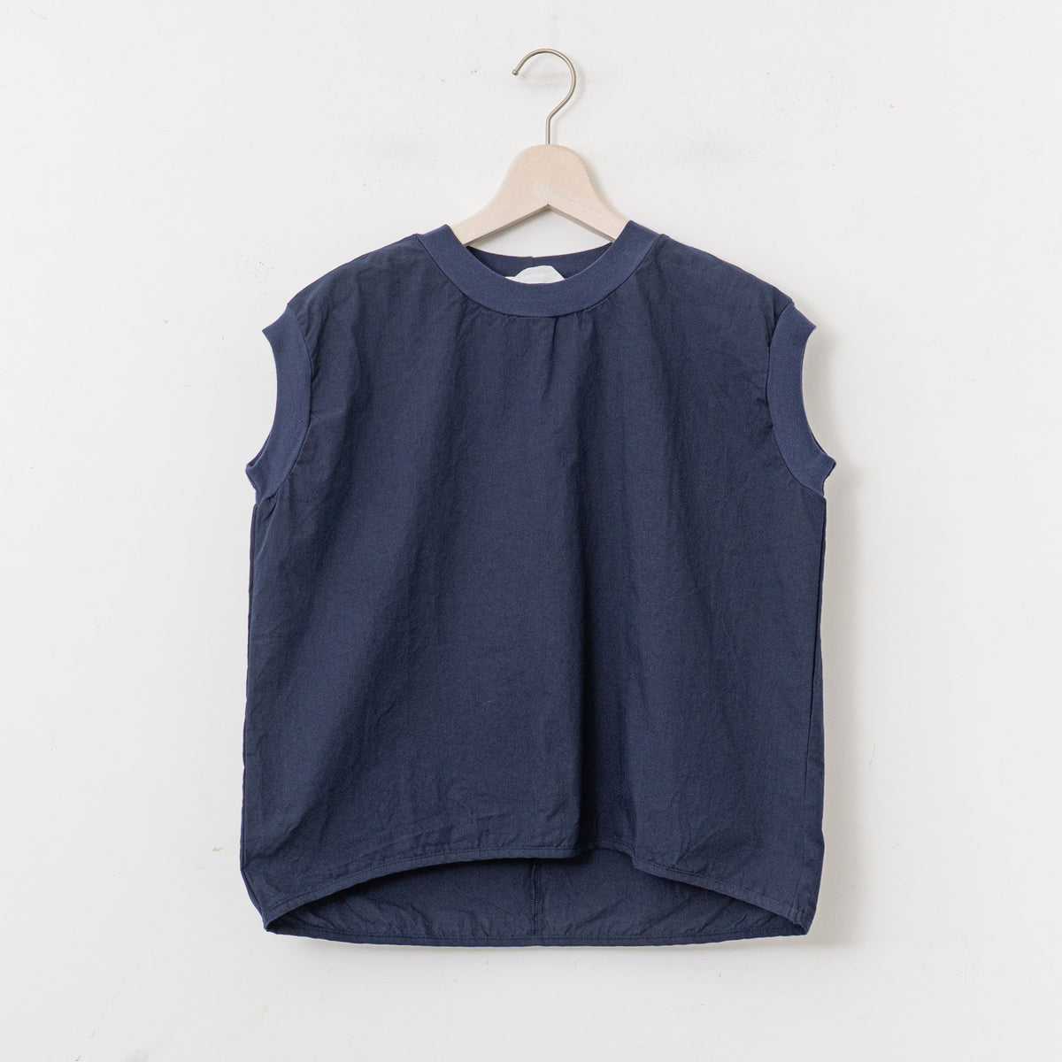 homspun｜WOMEN　コンパクトウェザーノースリーブブラウス　251-5743（4.navy）