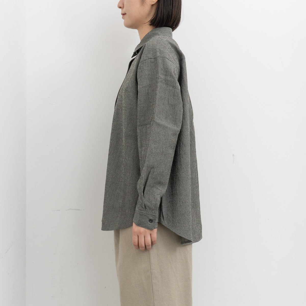 evam eva｜wool shirt E263T081