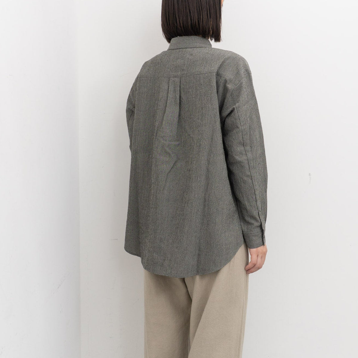 evam eva｜wool shirt E263T081