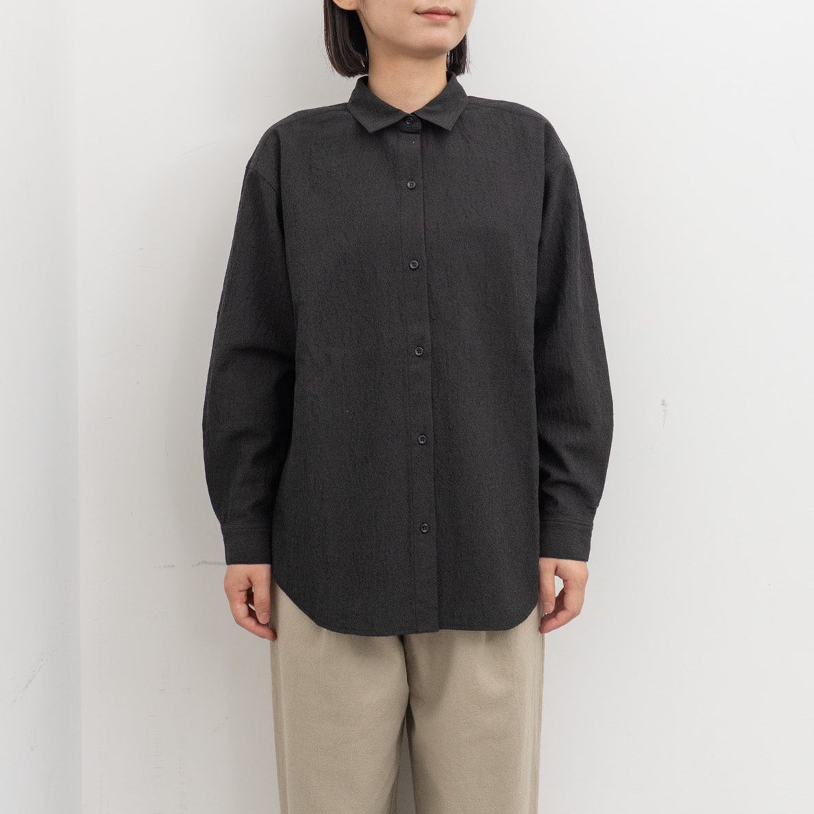 evam eva｜wool shirt E263T081