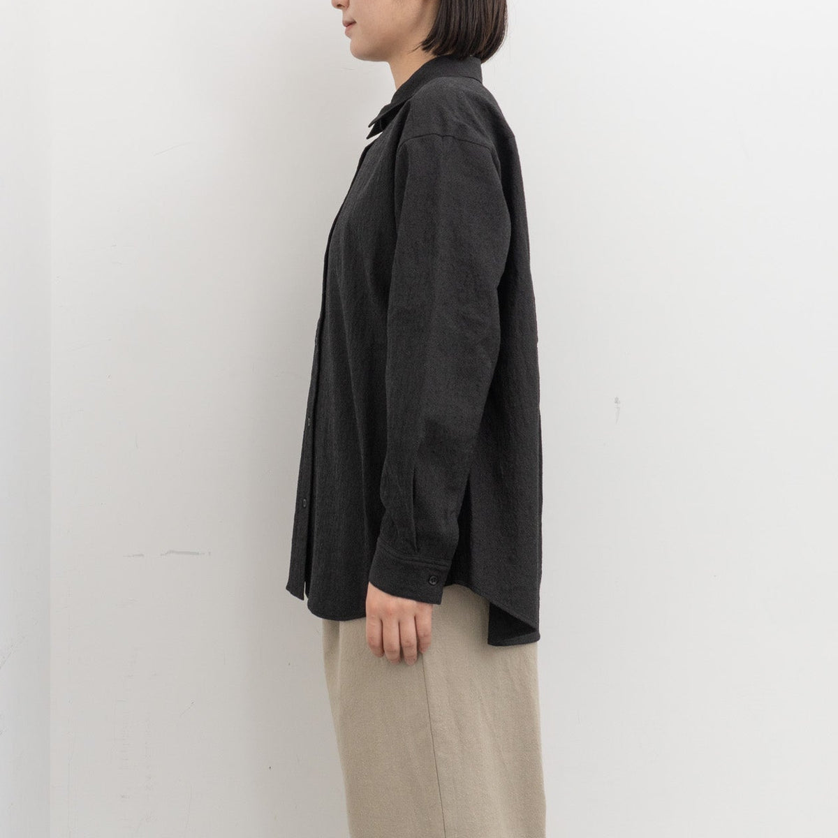 evam eva｜wool shirt E263T081
