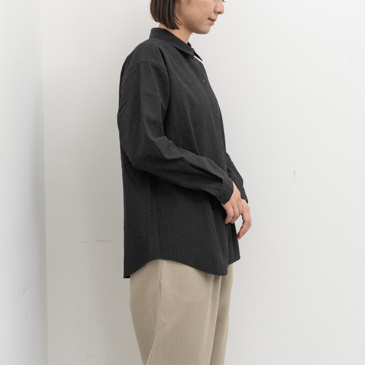 evam eva｜wool shirt E263T081