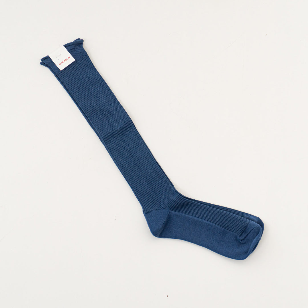 homspun /WOMEN　シルケットコットンハイソックス 251-8286