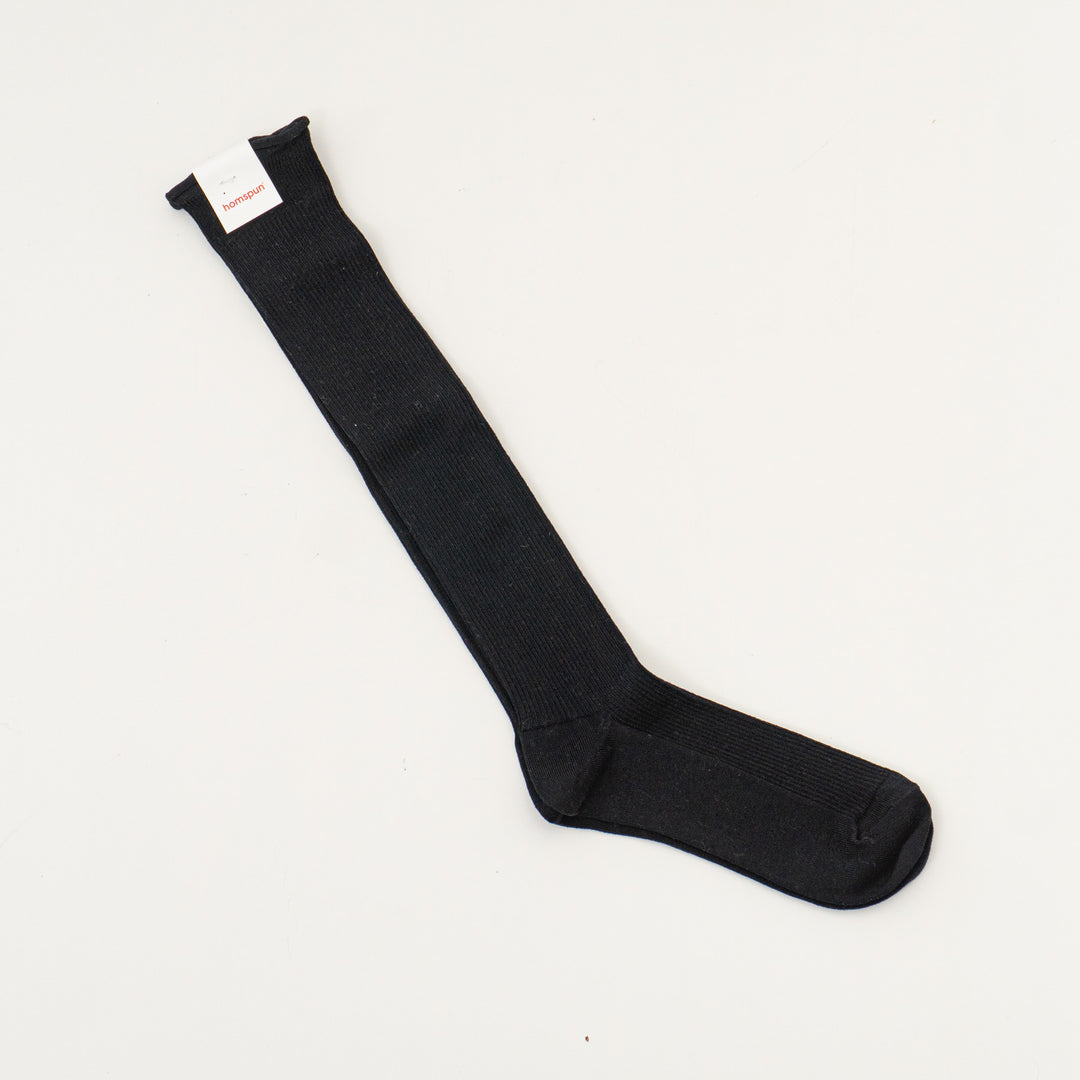 homspun /WOMEN　シルケットコットンハイソックス 251-8286