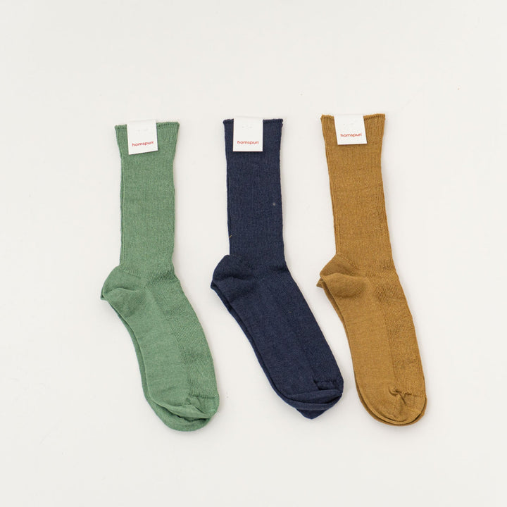 homspun /WOMEN　リネンソックス 251-8179