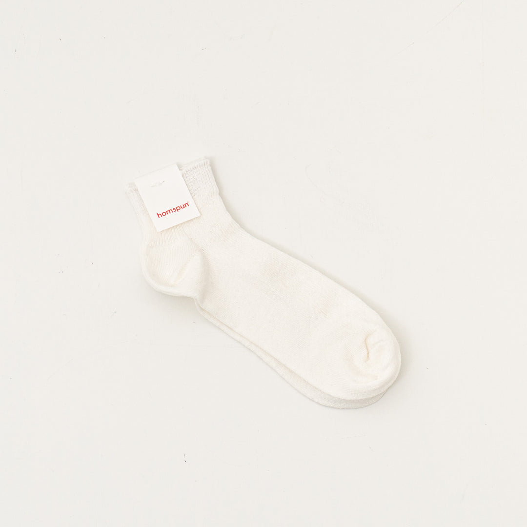 homspun /WOMEN　リネンショートソックス 251-8221