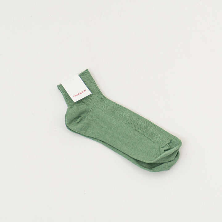 homspun /WOMEN　リネンショートソックス 251-8221