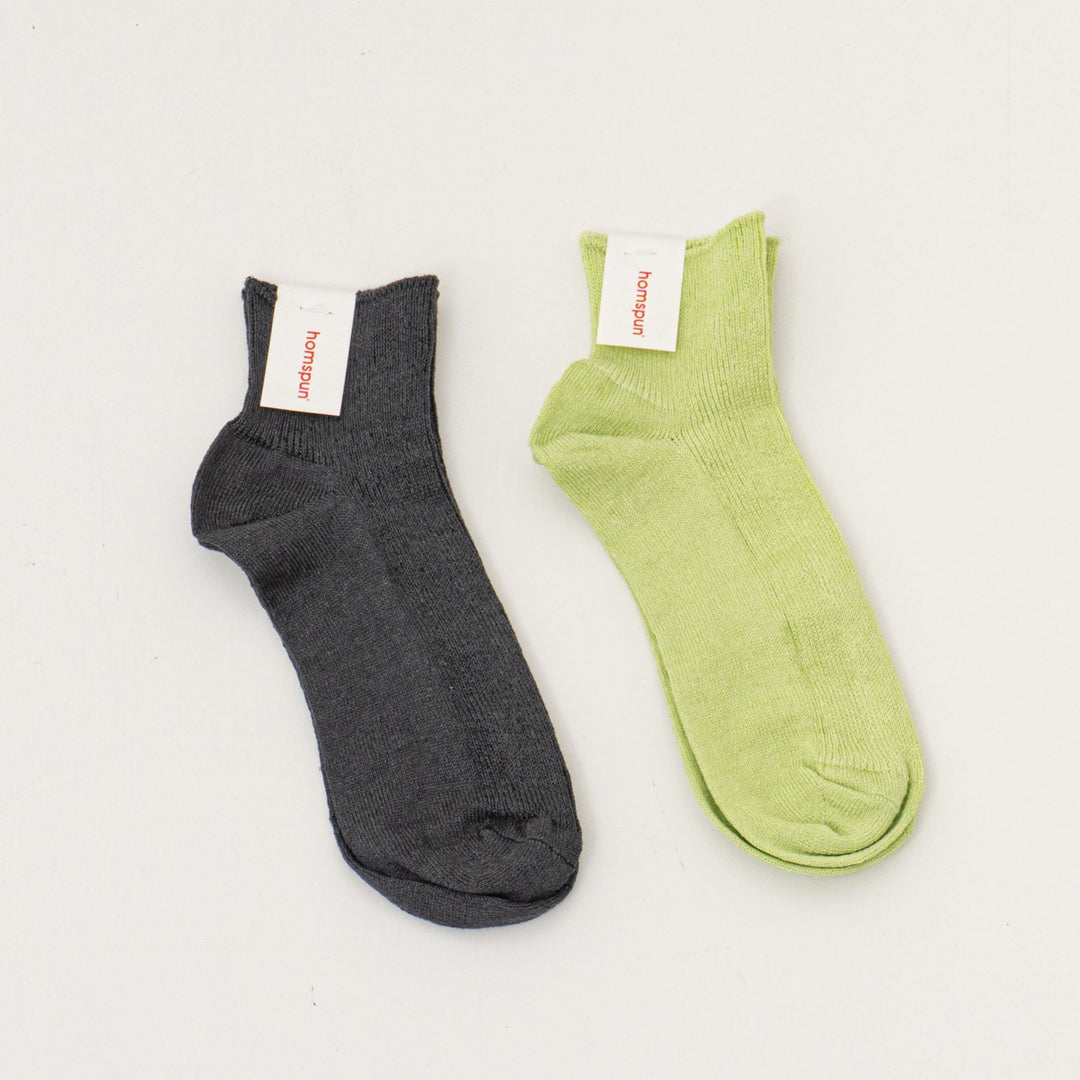 homspun /WOMEN　リネンショートソックス 241-8221