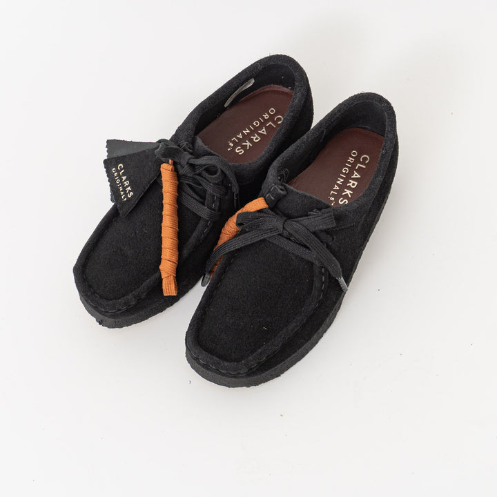 CLARKS ORIGINALS/WOMEN　Wallabee cola suede black -D