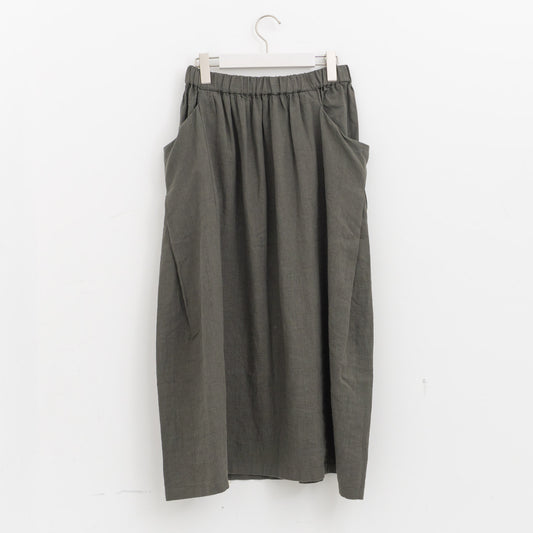 evam eva｜water linen skirt E263T009