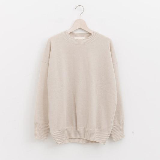 evam eva｜wool pullover E263K065（05.ivory）