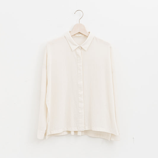 evam eva｜cotton shirt E261T118