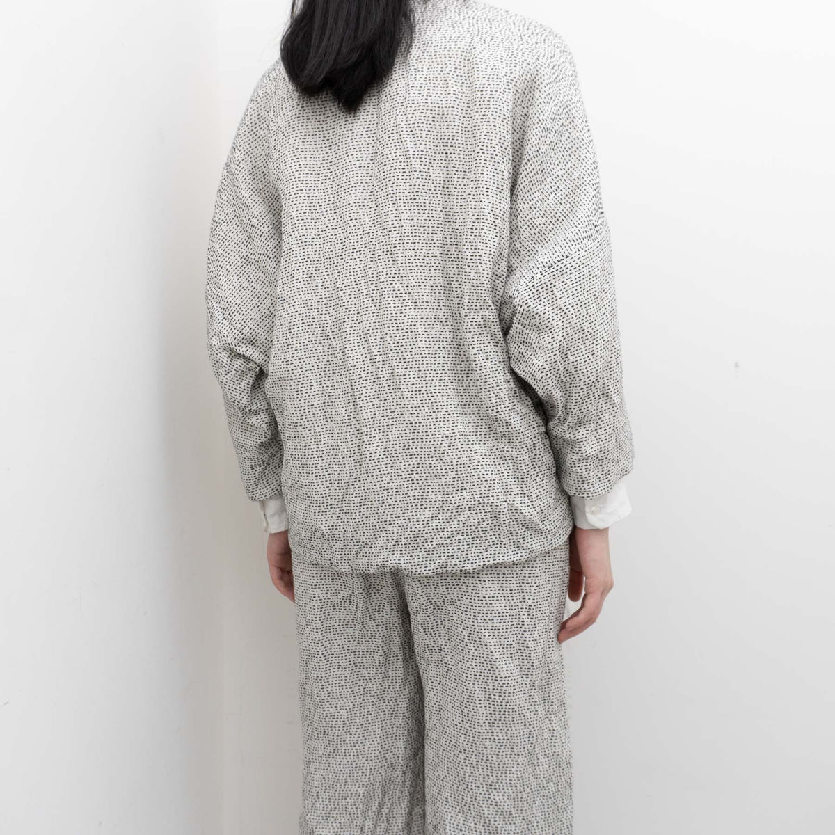 ゴーシュ｜刺し子ジャガード ドテラジャケット G241-J008