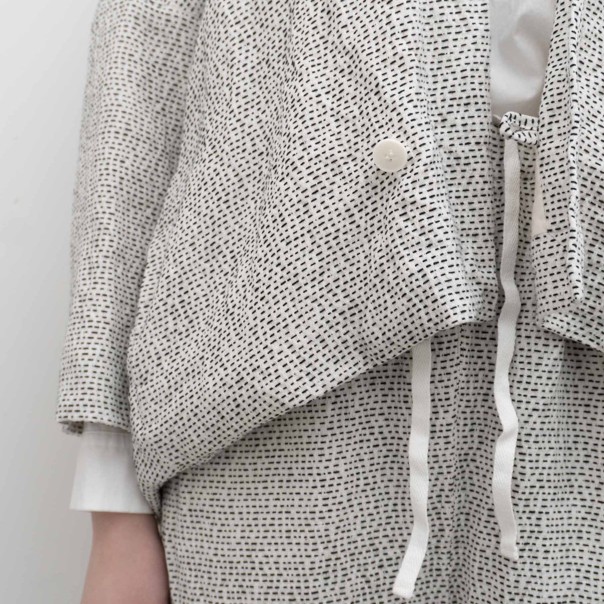 ゴーシュ｜刺し子ジャガード ドテラジャケット G241-J008