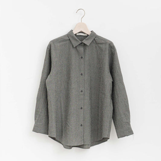 evam eva｜wool shirt E263T081（80.gray）