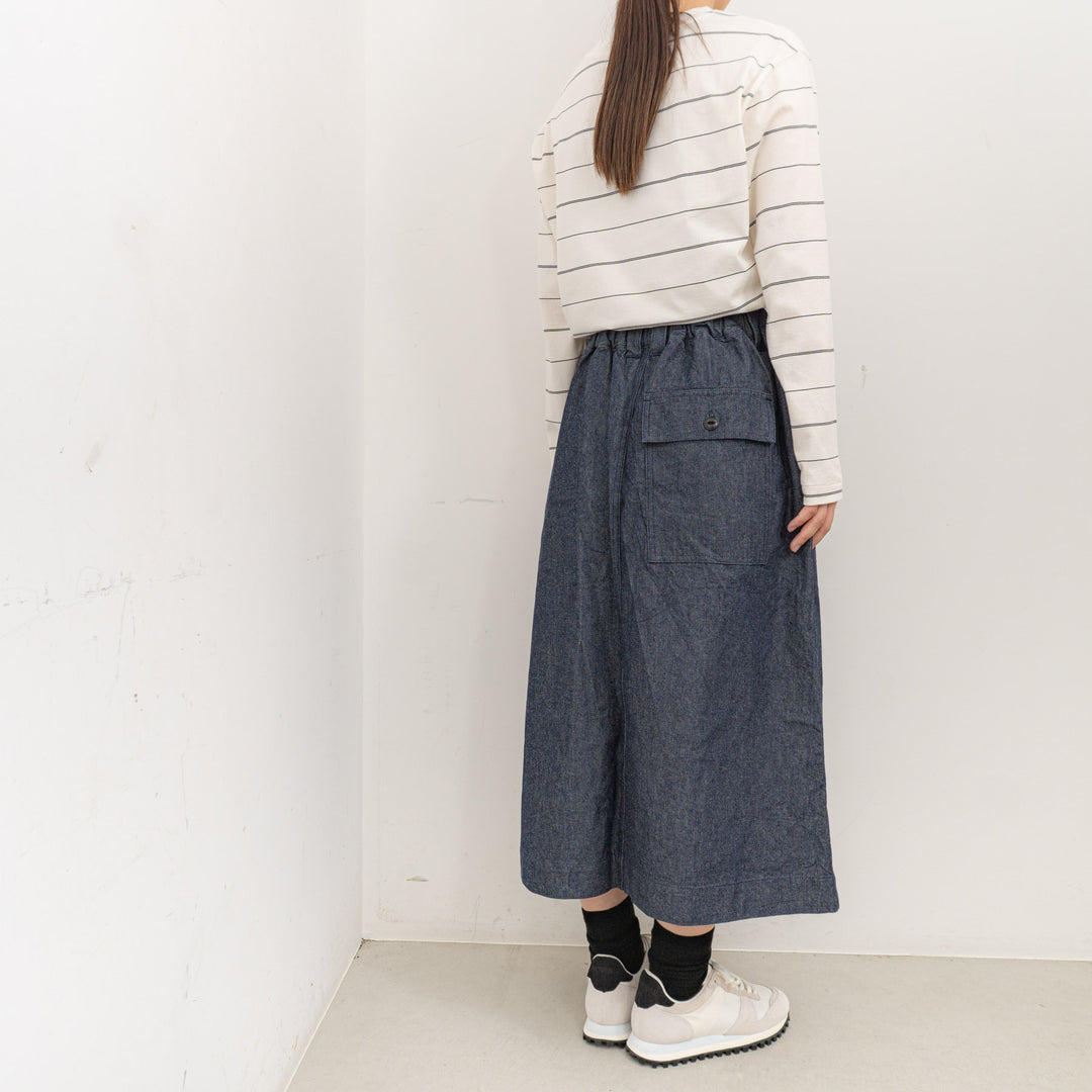 TAYUTAU/　コットンデニムスカート Y319056