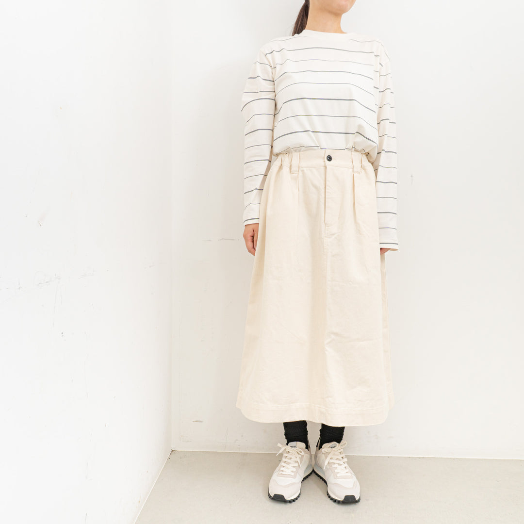 TAYUTAU/　コットンデニムスカート Y319056