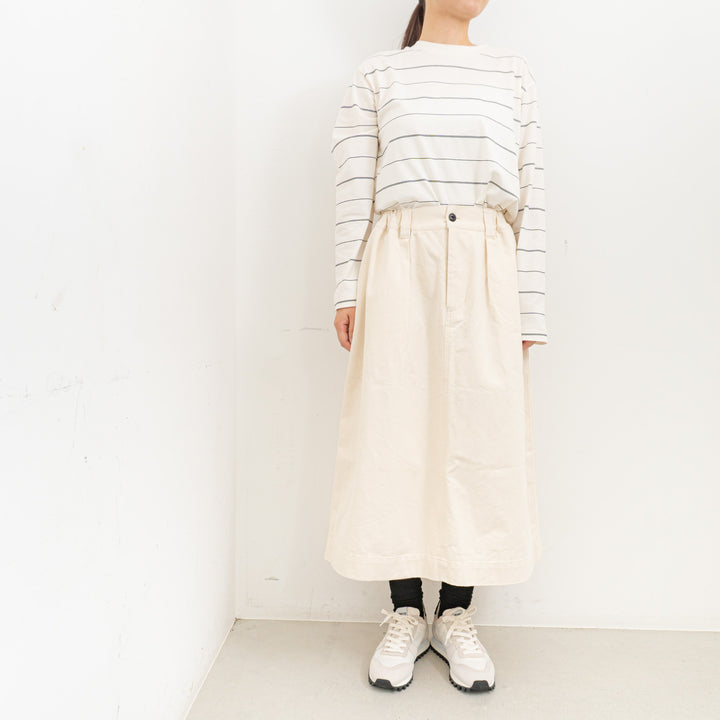 TAYUTAU/　コットンデニムスカート Y319056