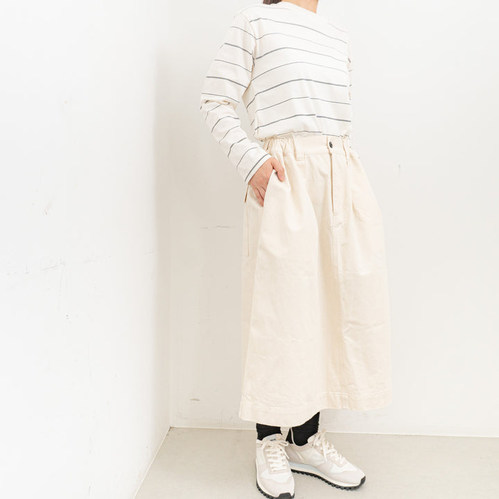TAYUTAU/　コットンデニムスカート Y319056