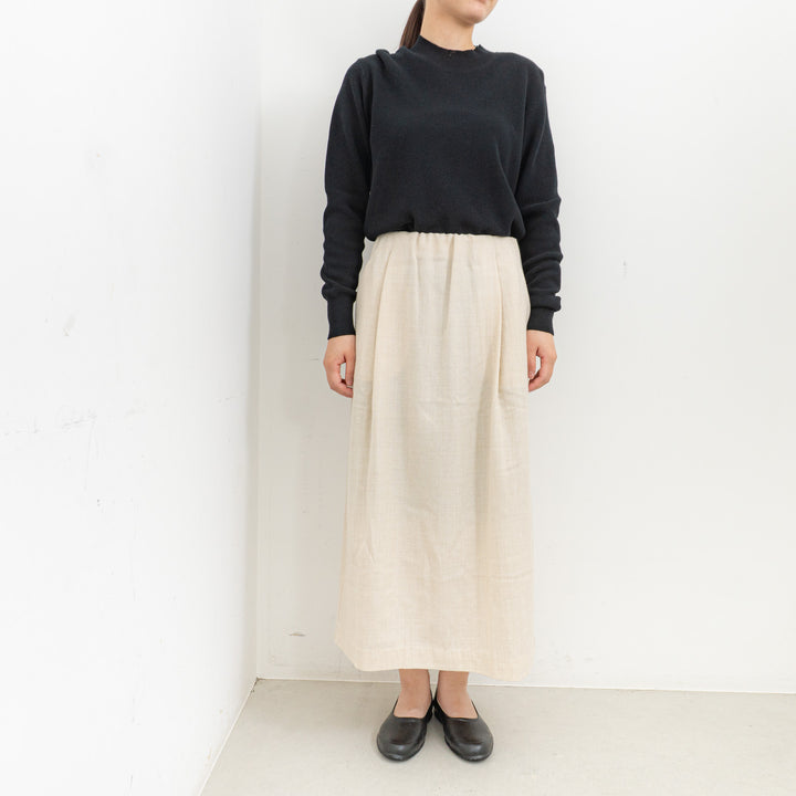evam eva/　wool skirt E233T174