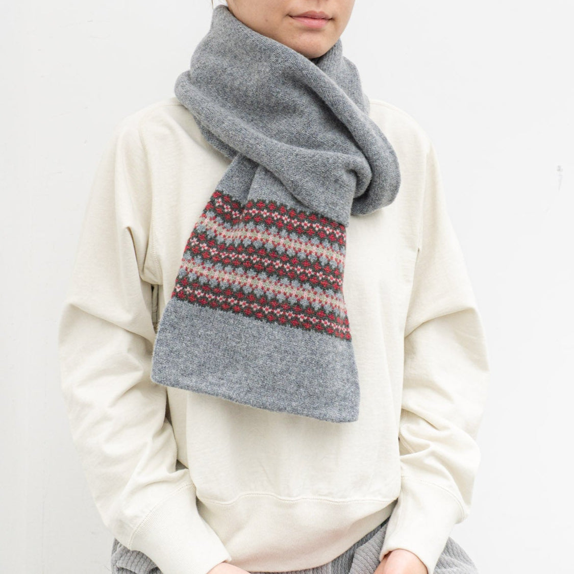 ROBERT MACKIE｜S574 Fairisle マフラー　
