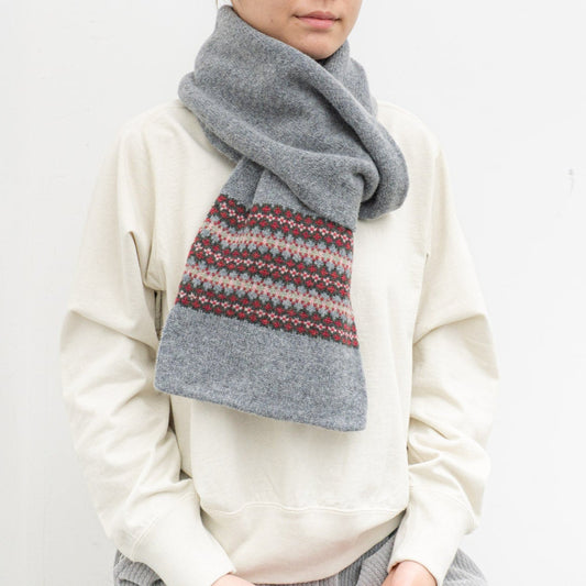 ROBERT MACKIE｜S574 Fairisle マフラー　