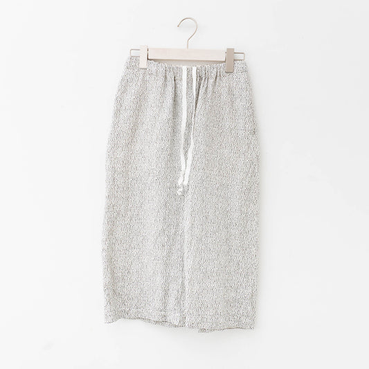 ゴーシュ｜ゴーシュ 刺し子ジャガード ハーフパンツ G241-P009（light beige×black）