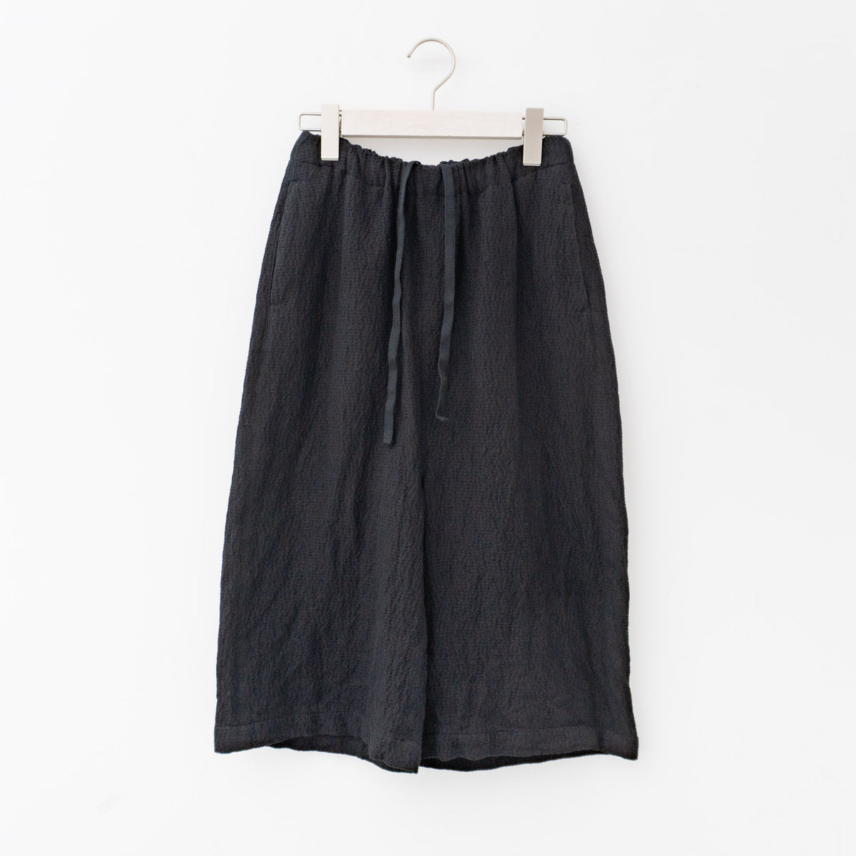 ゴーシュ｜ゴーシュ 刺し子ジャガード ハーフパンツ G241-P009（black）