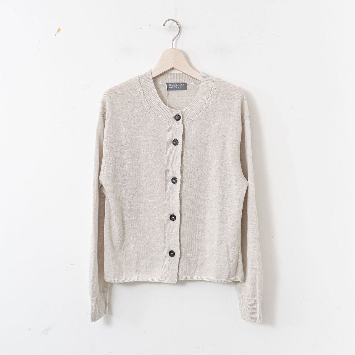 MARGARET HOWELL｜WOMEN　TWISTED LINEN COTTON　5785164002-suomi（021.light grey）