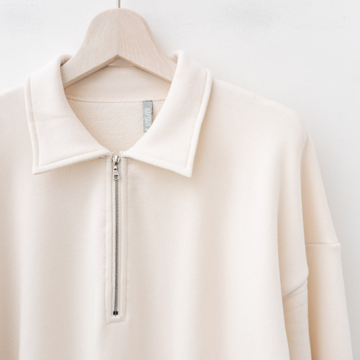 KAPTAIN SUNSHINE｜MEN　Suvin Sweat Halfzip Pullover
