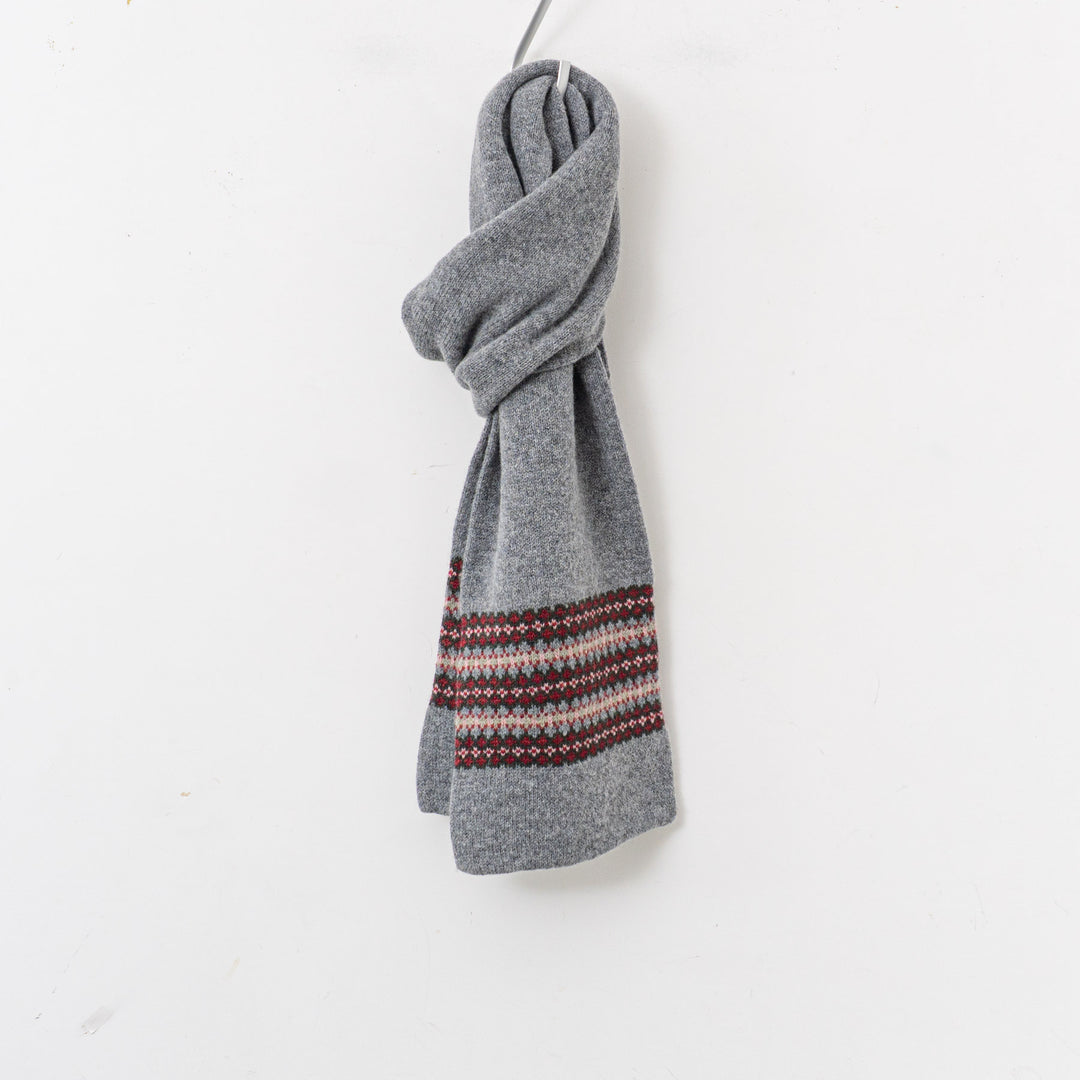ROBERT MACKIE/　S574 Fairisle マフラー　