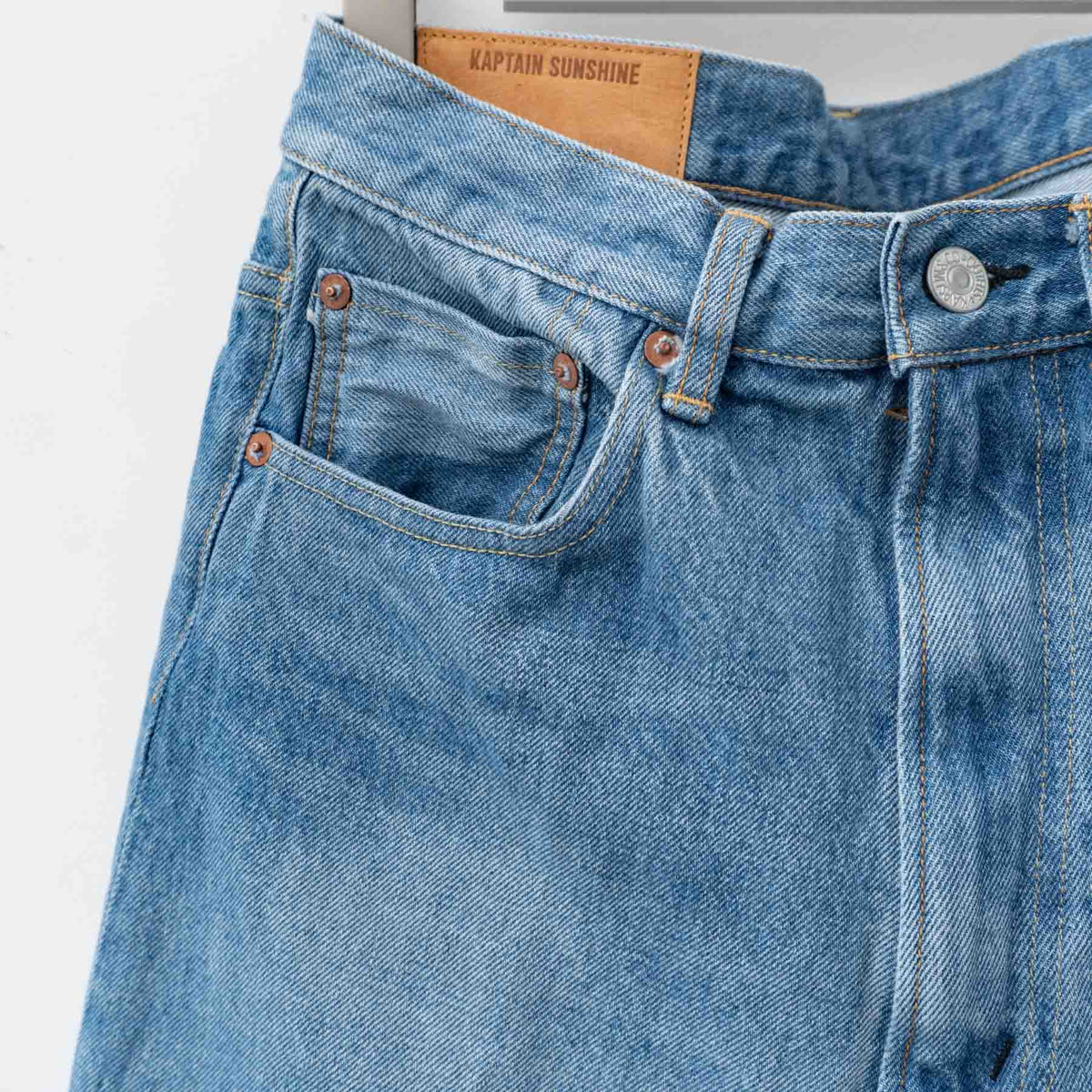 KAPTAIN SUNSHINE｜MEN　Skate Shoecut Denim Pants
