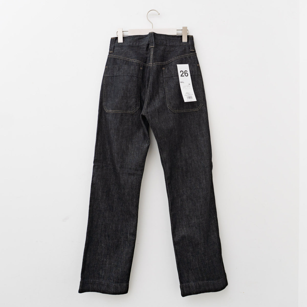 MHL.｜WOMEN　CANTON LIGHT DENIM BLACK