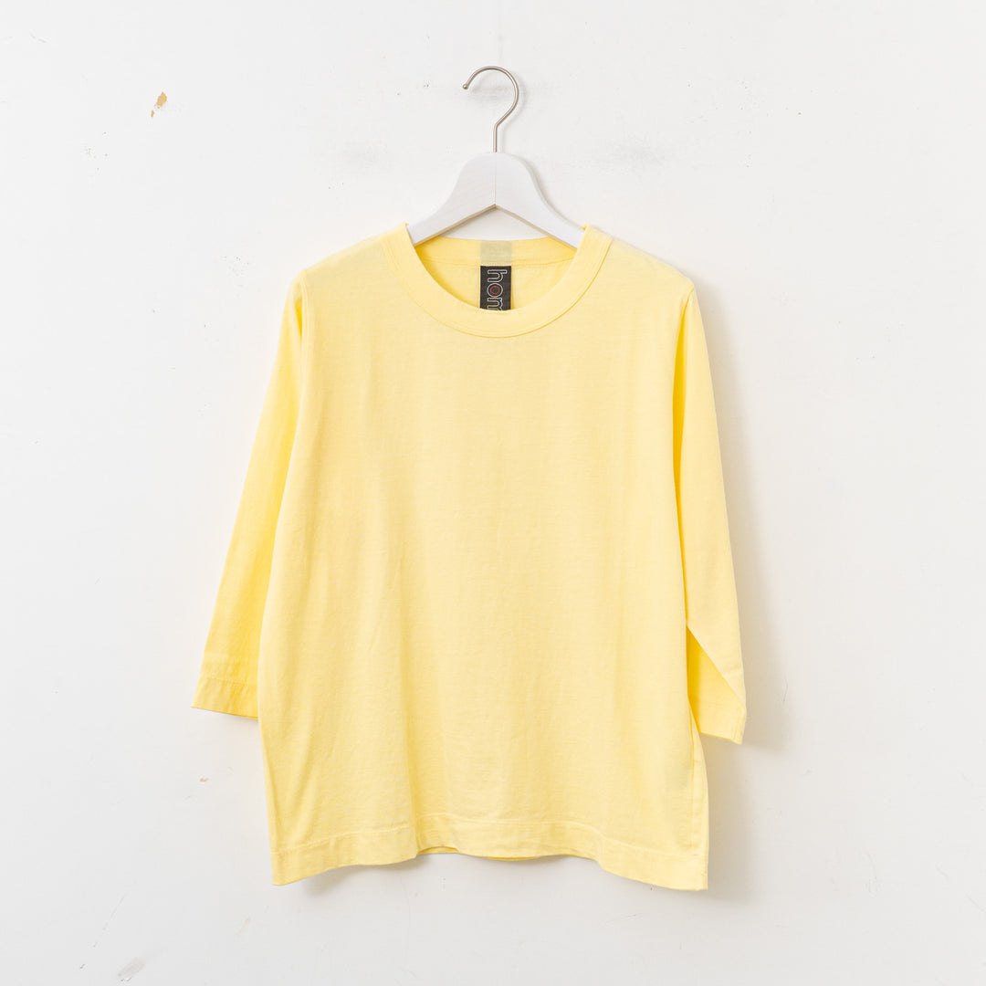 homspun /　天竺7分袖Tシャツ 251-6450 -Y
