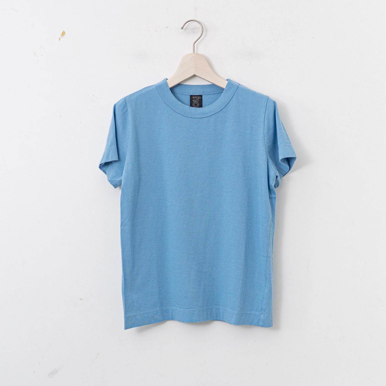 homspun｜天竺半袖Tシャツ-Y 251-6271,252-6271（サックス）