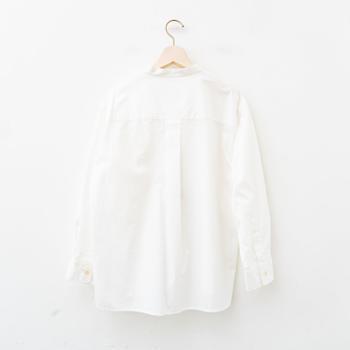 MHL.｜WOMEN　GARMENT DYE COTTON POPLIN