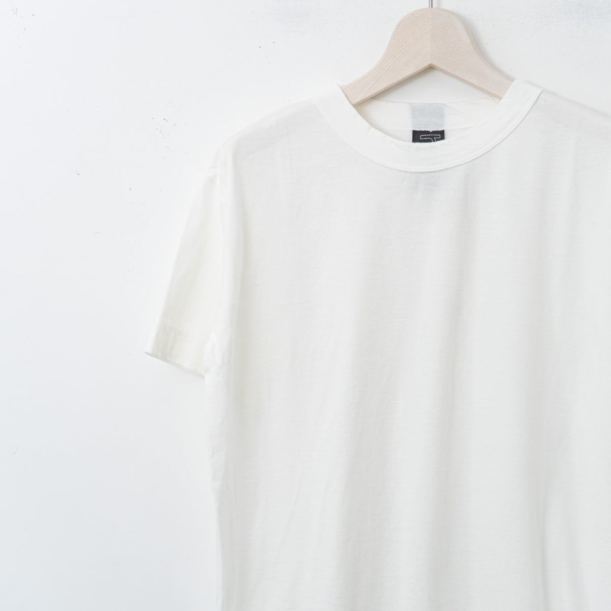homspun｜天竺半袖Tシャツ-Y 261-6272（1.white）