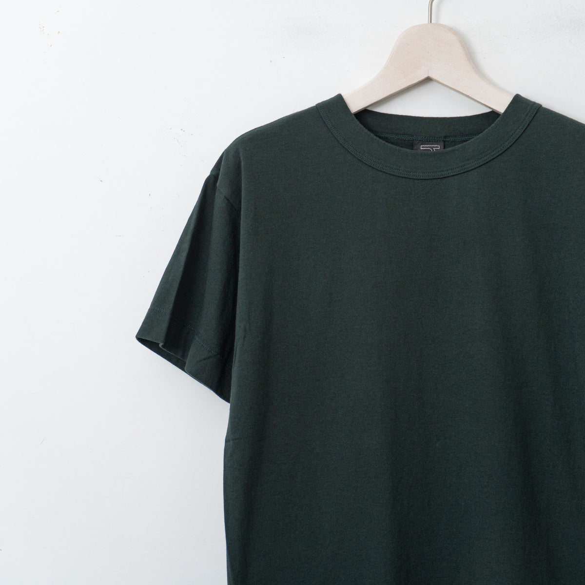 homspun｜天竺半袖Tシャツ-Y 261-6272（3.dark green）