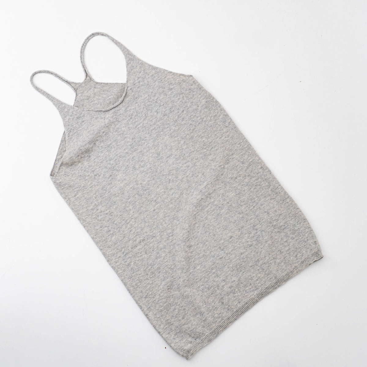 evam eva｜cotton cashmere camisole V002K045（80.grey）