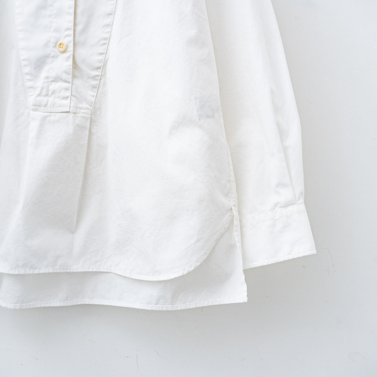 MHL.｜WOMEN　GARMENT DYE COTTON POPLIN