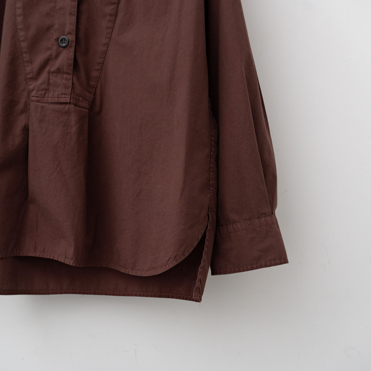MHL.｜WOMEN　GARMENT DYE COTTON POPLIN