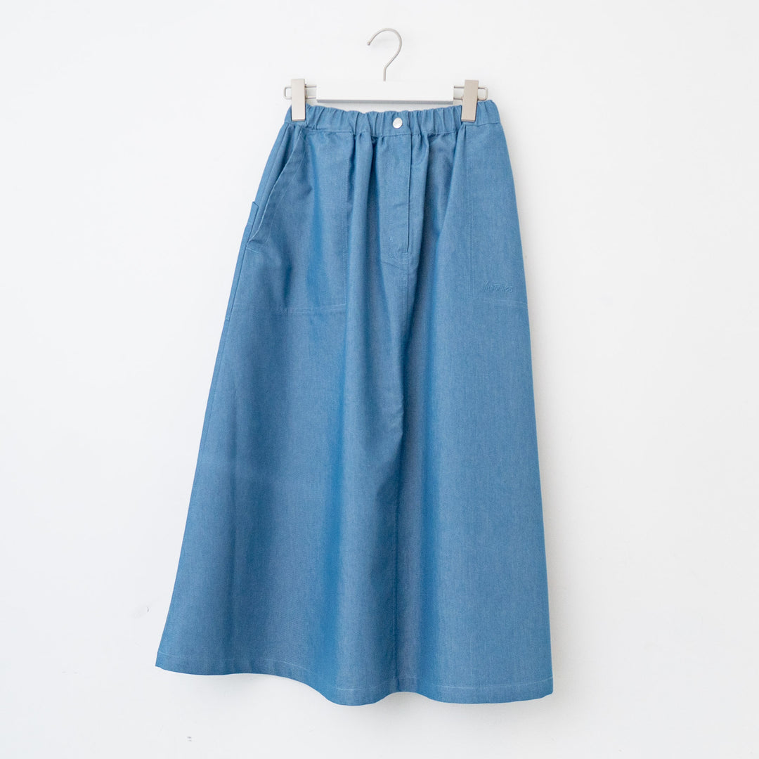 WILD THINGS/WOMEN　NANOTEX DENIM SKIRT - haus-netstore