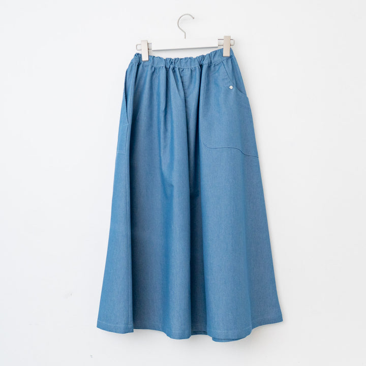 WILD THINGS/WOMEN　NANOTEX DENIM SKIRT - haus-netstore