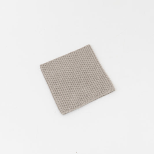 NEW 2026AW mature ha.｜neck warmer - superfine wool blend MK-WS06-Y（greige）