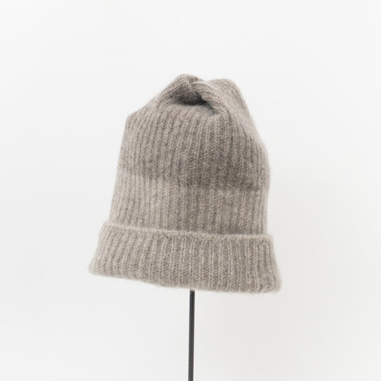 NEW 2026AW mature ha.｜pleats knit cap two-tone - yak MRW-YK04TT-Y