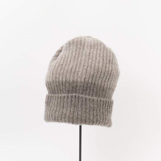 NEW 2026AW mature ha.｜pleats knit cap two-tone - yak MRW-YK04TT-Y
