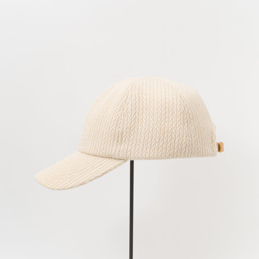 NEW 2026AW mature ha.｜cable cap MAW26-33-D（ivory）
